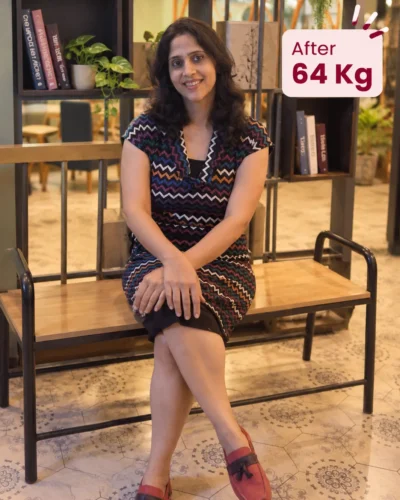 Flab2Fit client transformation — after, 64 kg